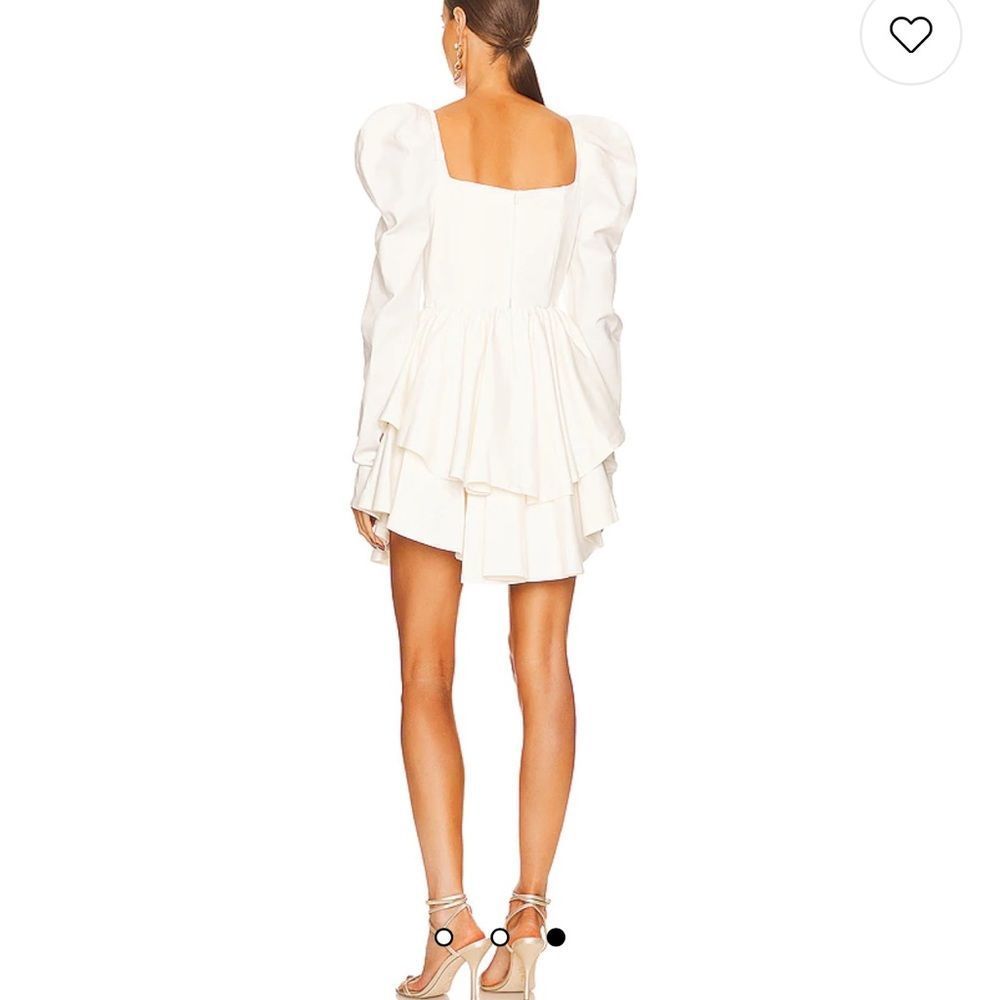 NWT SELKIE x REVOLVE The Boleyn Dress in Ivory Small - Picture 7 of 15